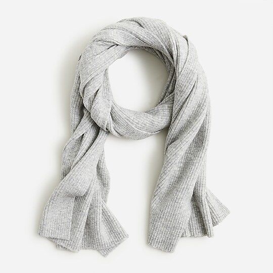 Ribbed scarf in Supersoft yarn | J.Crew US