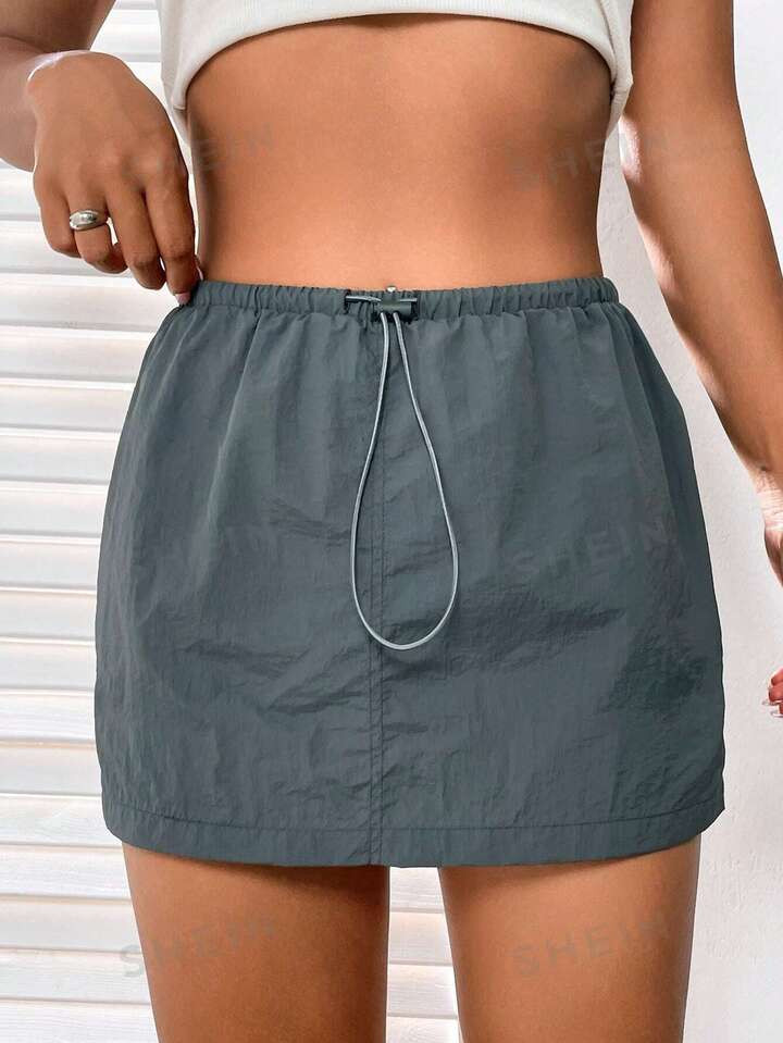 • 100% Polyamide • Pocket • Woven Fabric | SHEIN