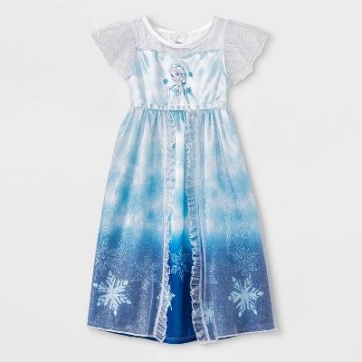 Toddler Girls' Frozen Fantasy Nightgown - Blue | Target