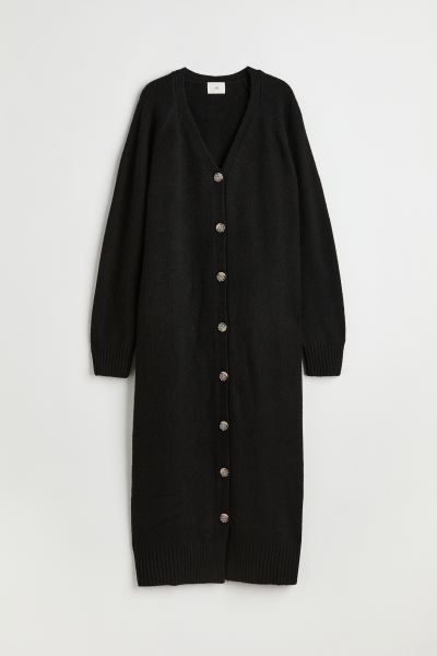 Fine-knit cardigan dress | H&M (UK, MY, IN, SG, PH, TW, HK)