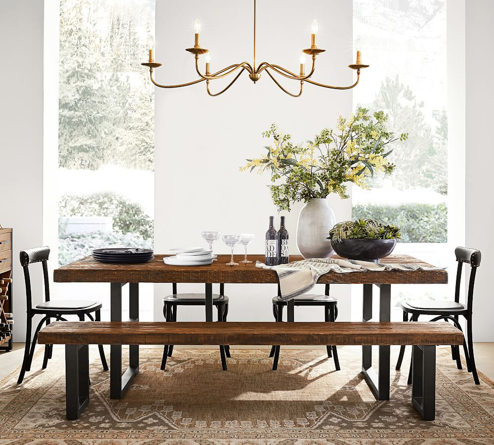 Griffin Reclaimed Wood Dining Table | Pottery Barn (US)