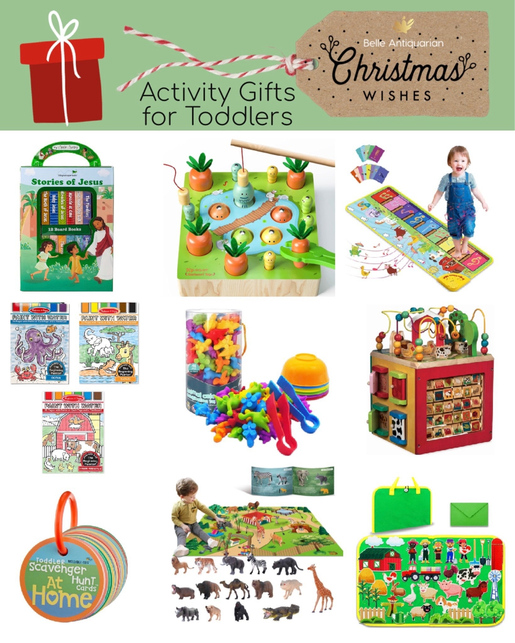 Are you looking for low/no tech gifts to give toddlers this Christmas? This gift guide is full of gifts that will keep them busy without electronics. 

#LTKGiftGuide #LTKKids #LTKHoliday