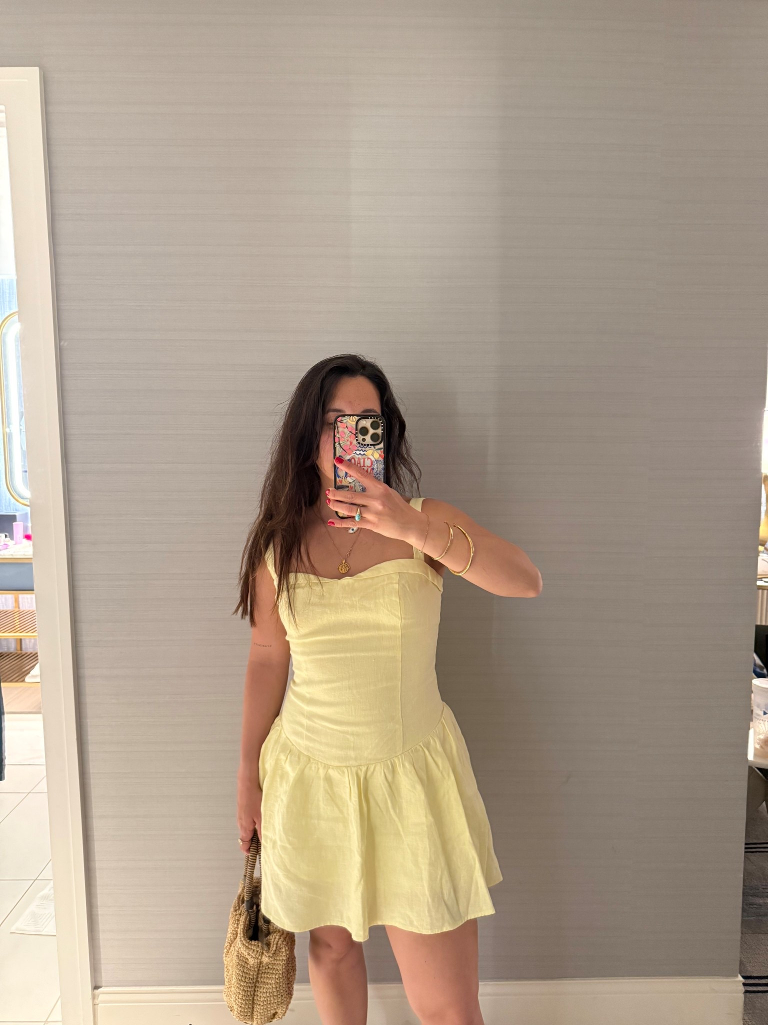 Beautiful and flattering yellow dress with built in shorts. 

#LTKSummerEdit #LTKParties