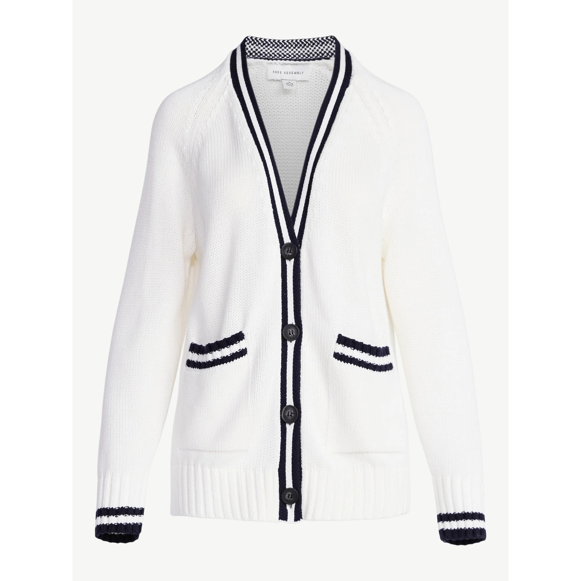 Free Assembly Women's and Women's Plus Cotton Grandpa Cardigan Sweater, Sizes XS-4X | Walmart (US)