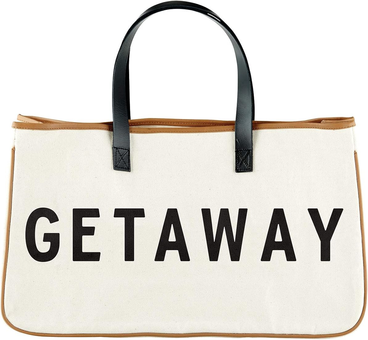 Santa Barbara Design Studio Tote Bag Hold Everything Collection Black and White 100% Cotton Canva... | Amazon (US)