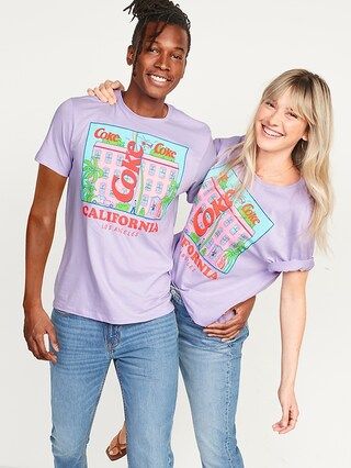 Coke&#xAE; &#x22;California&#x22; Gender-Neutral Graphic T-Shirt for Adults | Old Navy (US)