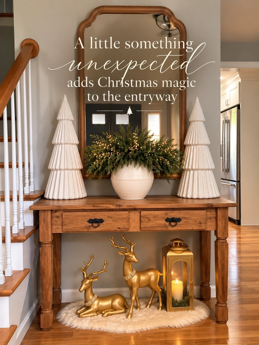 Such a fun & unexpected way to use outdoor yard decor!

#LTKSeasonal #LTKHome
