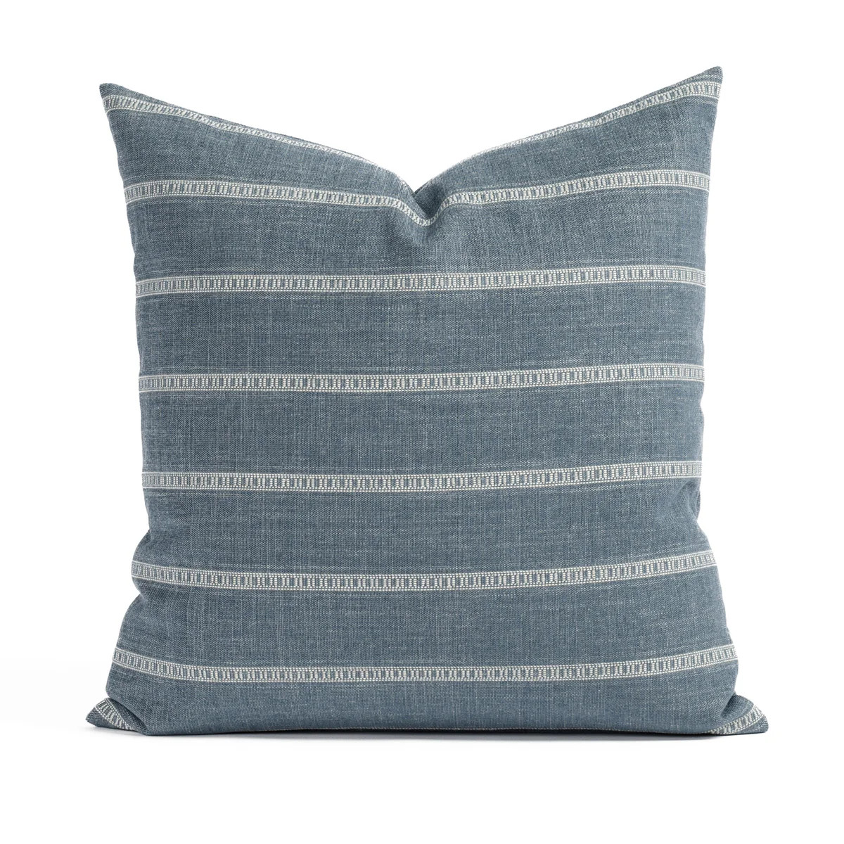 Brunswick Stripe 20x20 Pillow, Chambray | Tonic Living