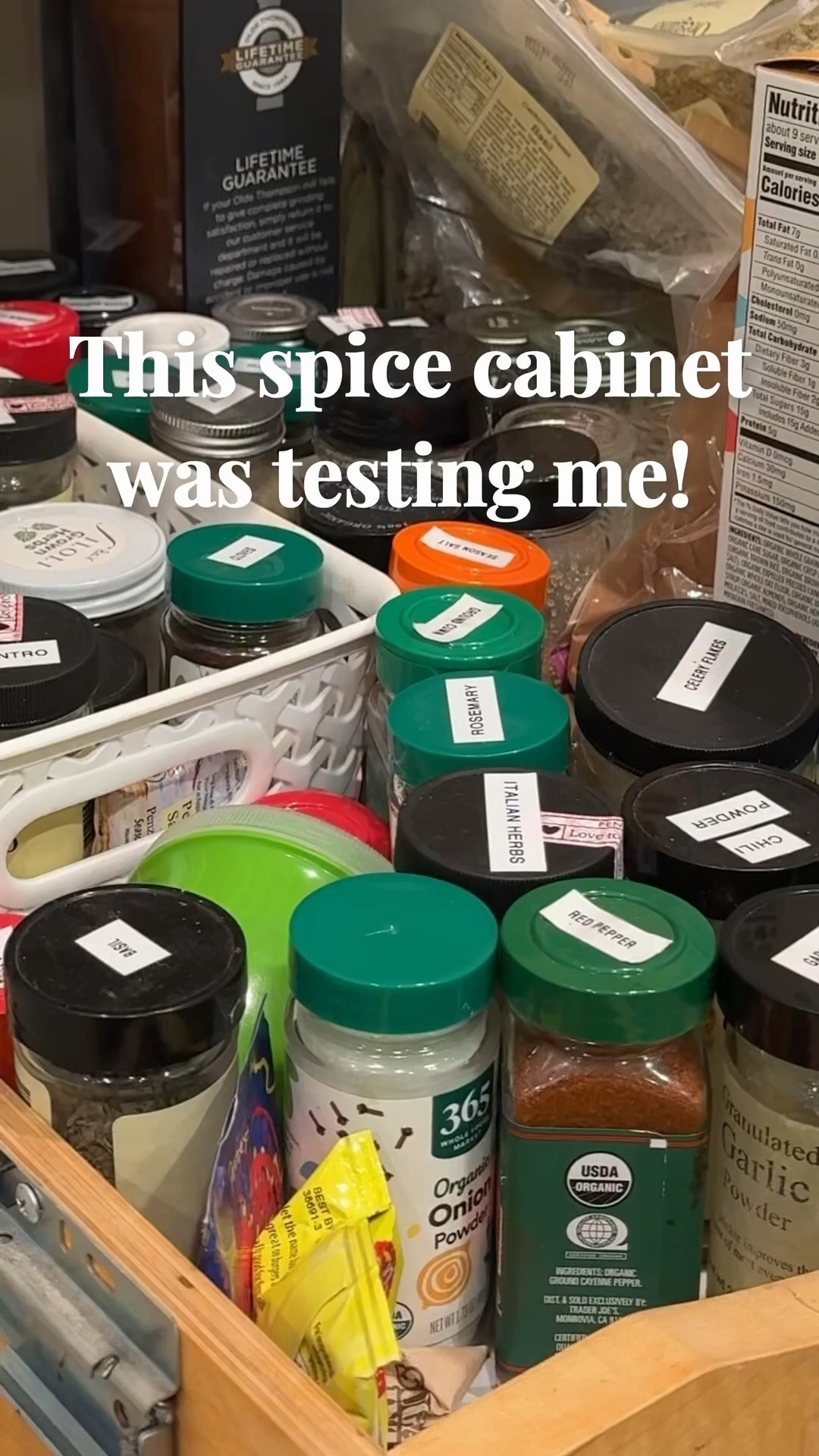 This spice cabinet was testing me.
 It was always disorganized, and I could never find anything.

Now everything has a place, and it just makes sense.
 
🏠 I share real-life decor, home finds, and organization for spaces that are pretty, not perfect. 💫

#LTKHome