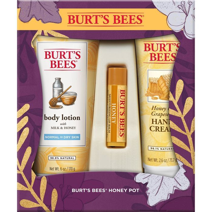 Burt's Bees Honey Pot Gift Set - 3pk | Target