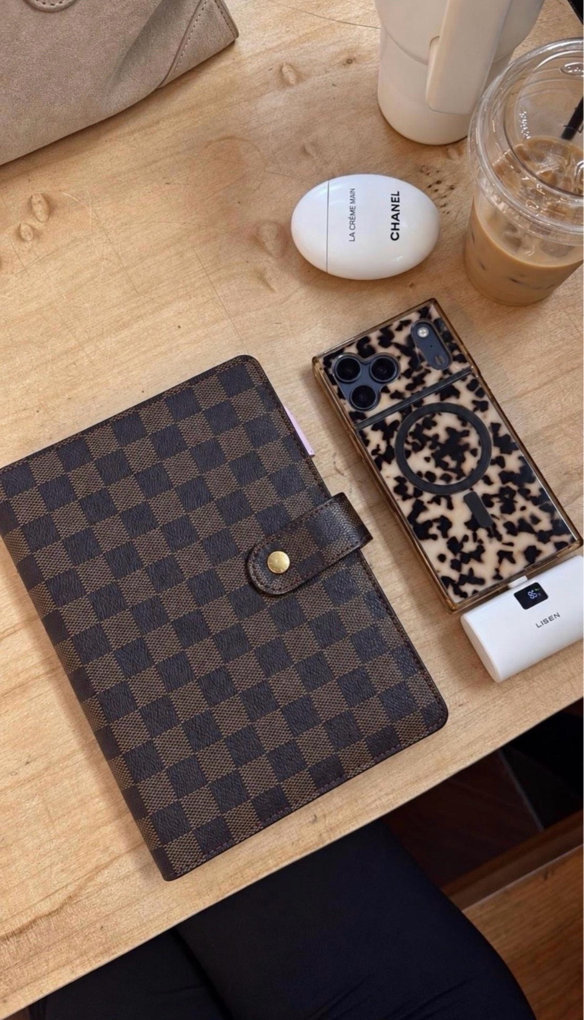 My exact planner (well lookalike!) under $30 and it has five star ratings.  So so so good! 
Also linking my inserts that I love.  
Linking also my favorite portable charger that charges so fasttttt 
My phone case is from iPhone 15 up to all the newer models. Love it. It’s a head turner and kept my phone safe over many many drops! Tested and approved