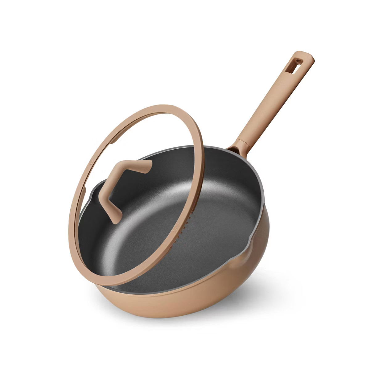 Carote 5qt Nonstick Saute Pan with Lid Taupe | Target