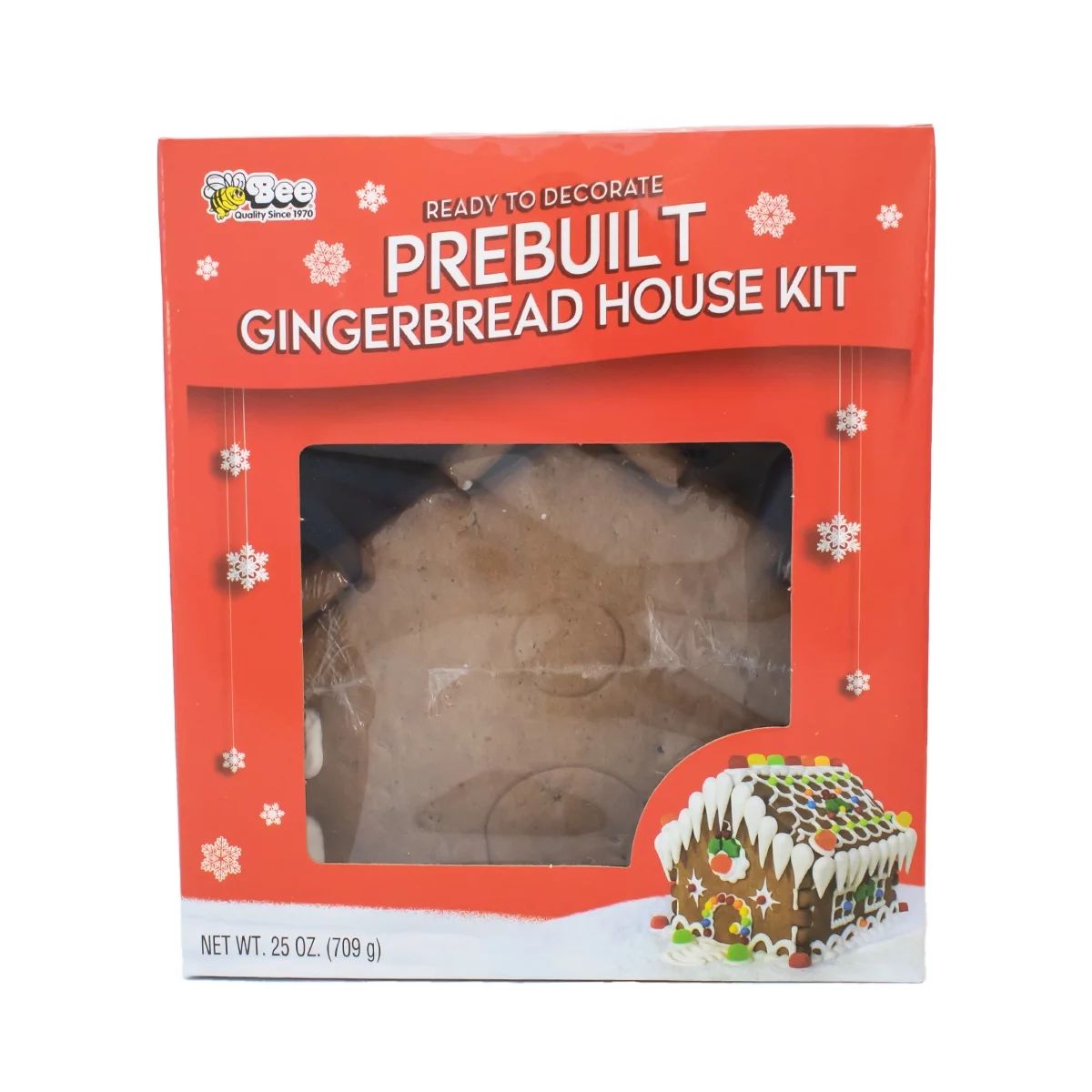 Christmas Bee Pre-Built Gingerbread House Kit | Walmart (US)