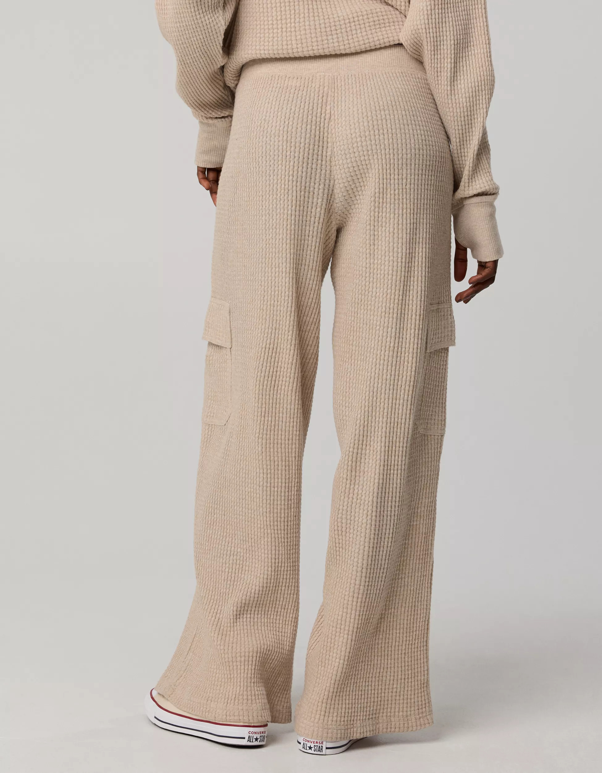 OFFLINE By Aerie Wow! Waffle Cargo Trouser | Aerie