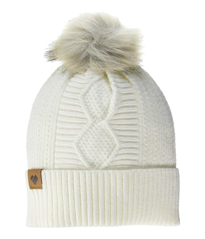 Obermeyer Madison Faux Fur Pom Beanie (White) Beanies | Zappos