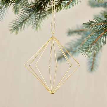Wire Diamond Ornament | West Elm (US)