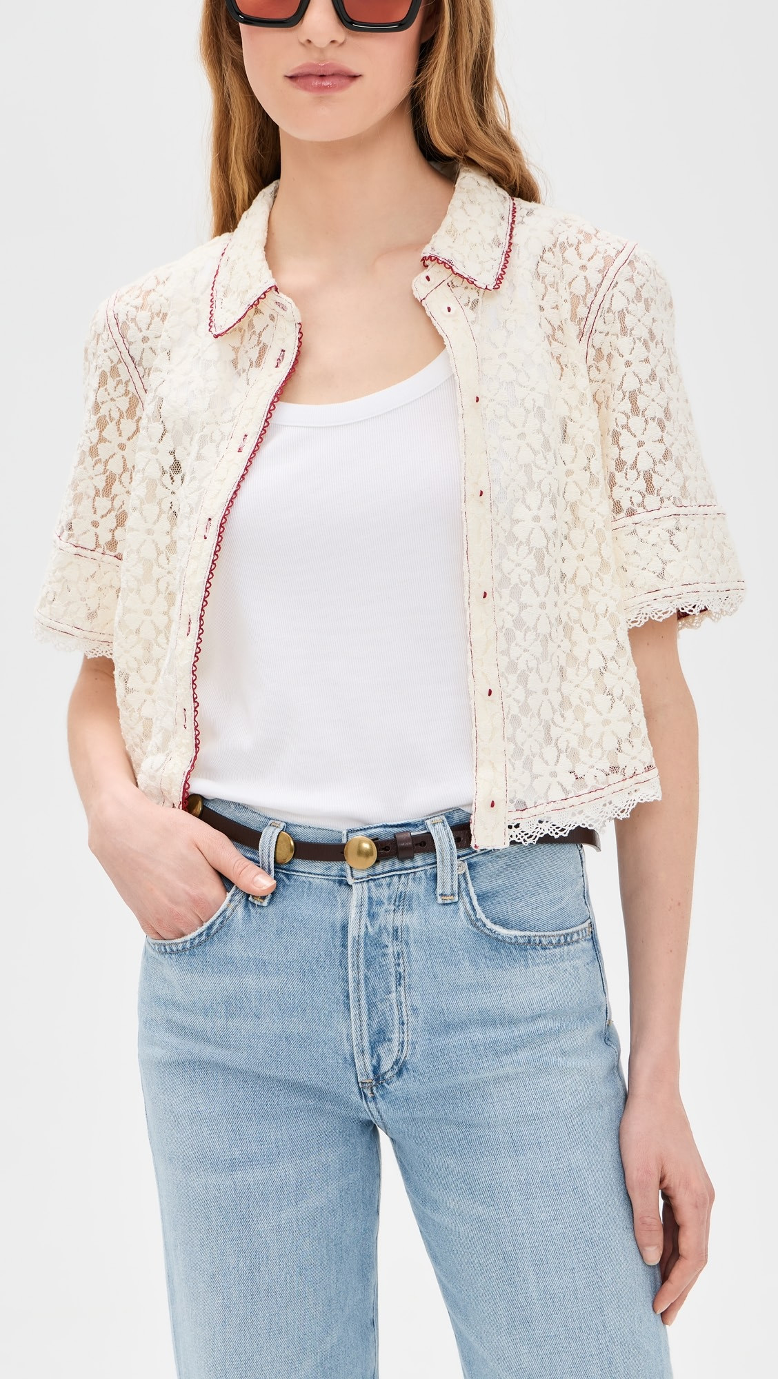 Madewell Skinny Studded Belt | Shopbop | Shopbop