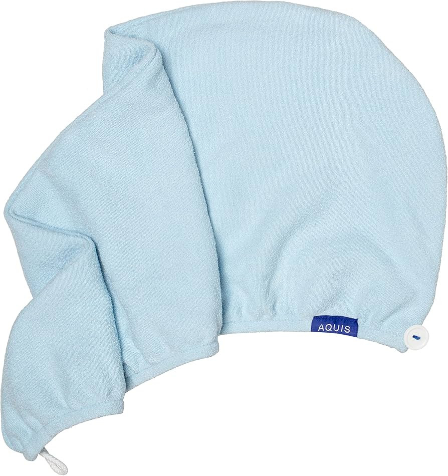 AQUIS Hair Wrap Hair-Drying Tool, Water-Wicking, Ultra-Absorbent Recycled Microfiber | Amazon (US)