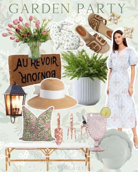 Spring fashion, garden tools, sconces, sandals, planters, Amazon pillows

#LTKhome #LTKparties #LTKSeasonal