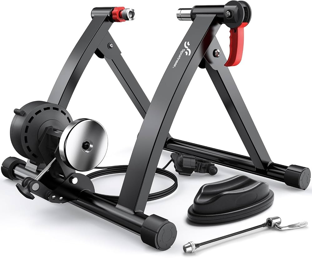 Sportneer Bike Trainer - Magnetic Stationary Bike Stand for 26-28" & 700C Wheels - Adjustable 6 L... | Amazon (US)