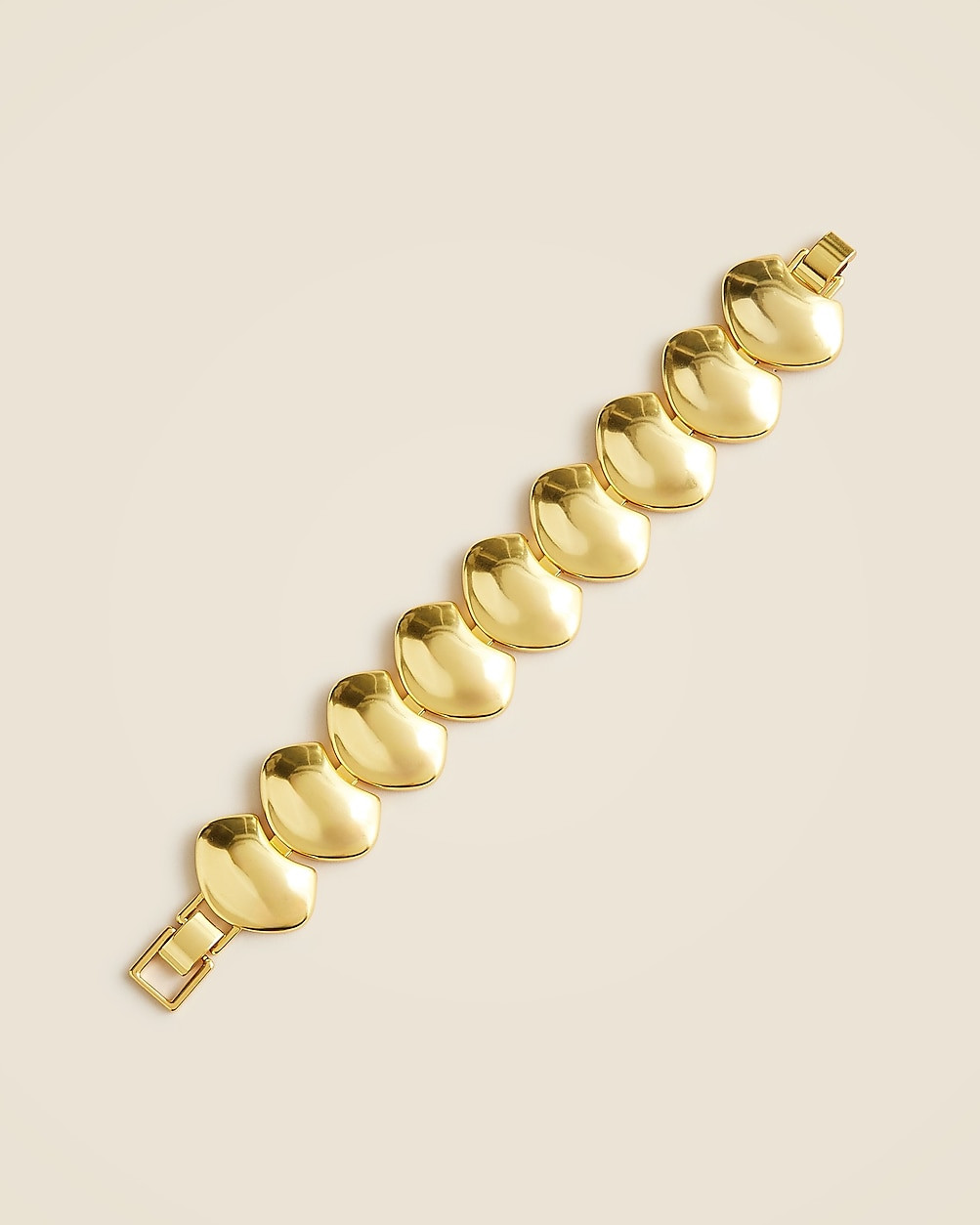 Oversized metallic disc bracelet | J. Crew US