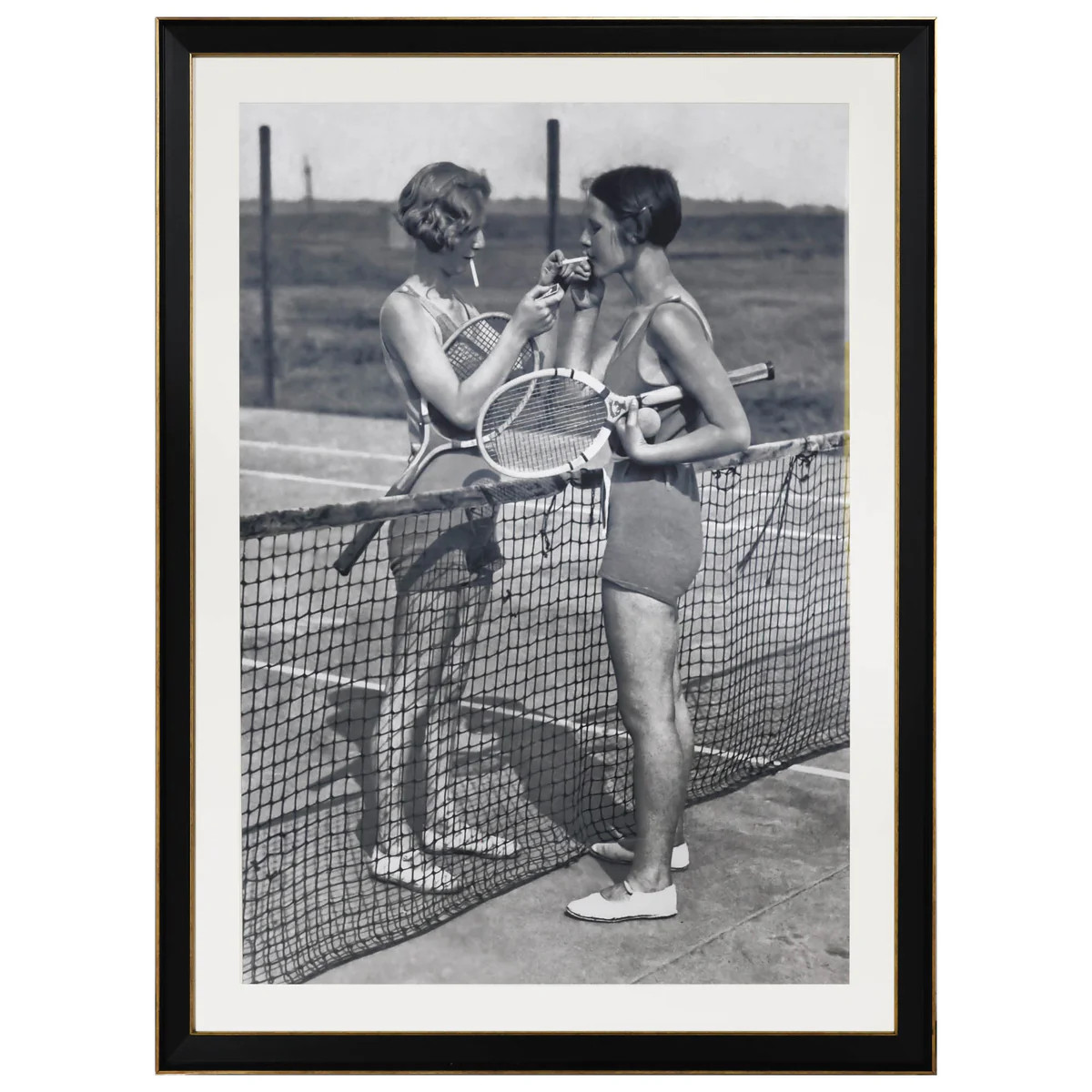 Debbie Loves Doubles | Framed Tennis Photography Art | Scout Design Studio