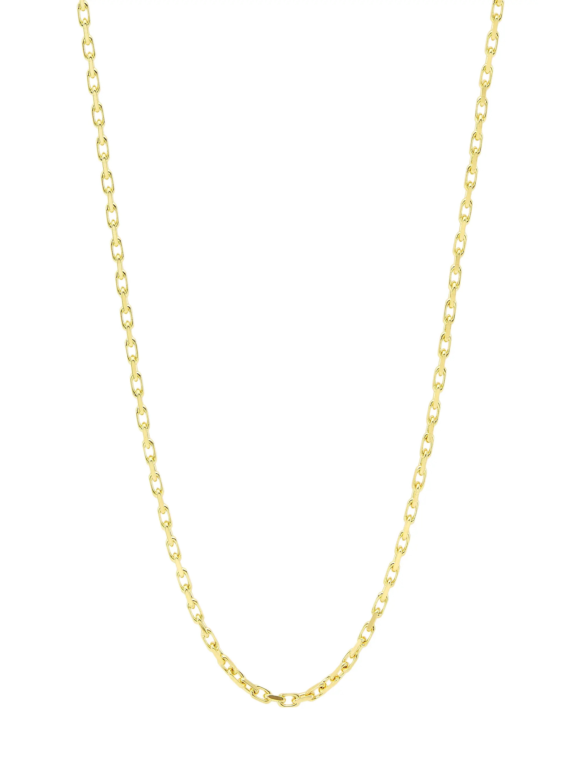 Shop Saks Fifth Avenue Collection 14K Yellow Gold French Cable-Chain Necklace | Saks Fifth Avenue | Saks Fifth Avenue