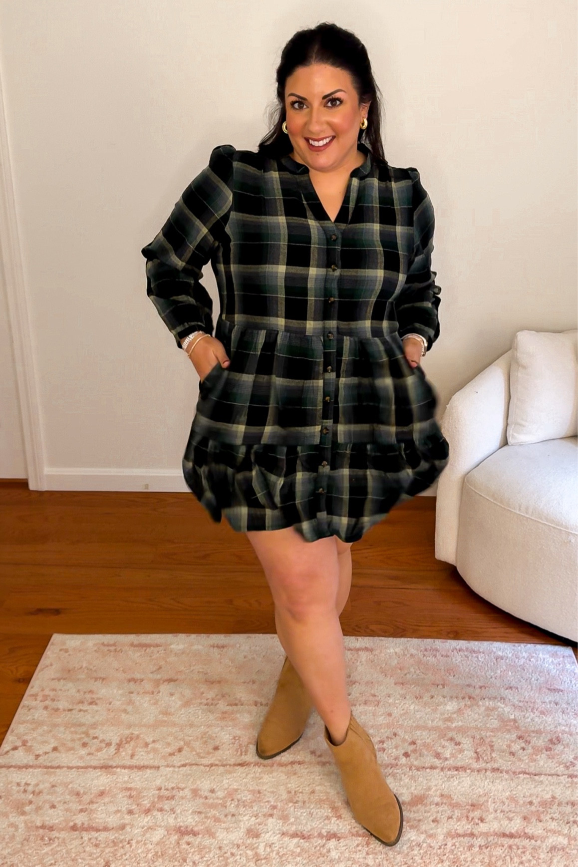 Wearing an XL in this dress that would be perfect for Thanksgiving! 



#LTKMidsize #LTKSeasonal #LTKFindsUnder50