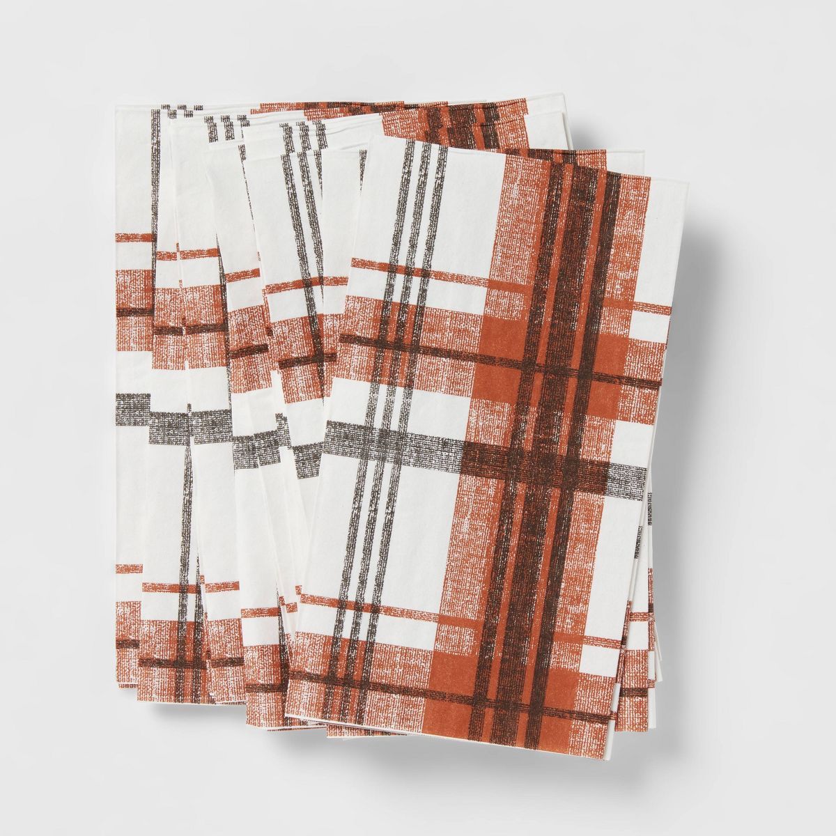 16ct Halloween Disposable Napkins Plaid - Threshold™ | Target