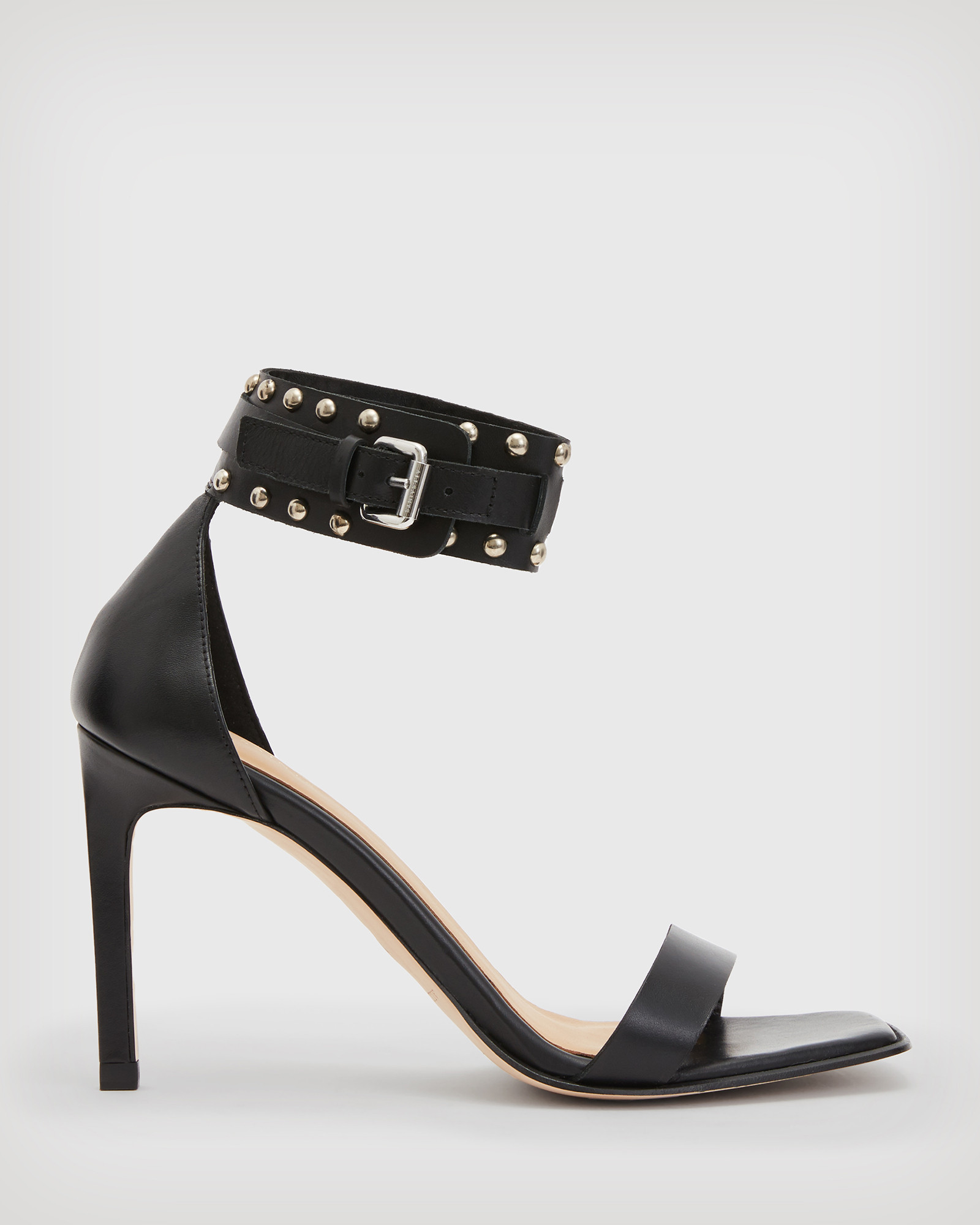 Alma Leather Studded Sandals | AllSaints US