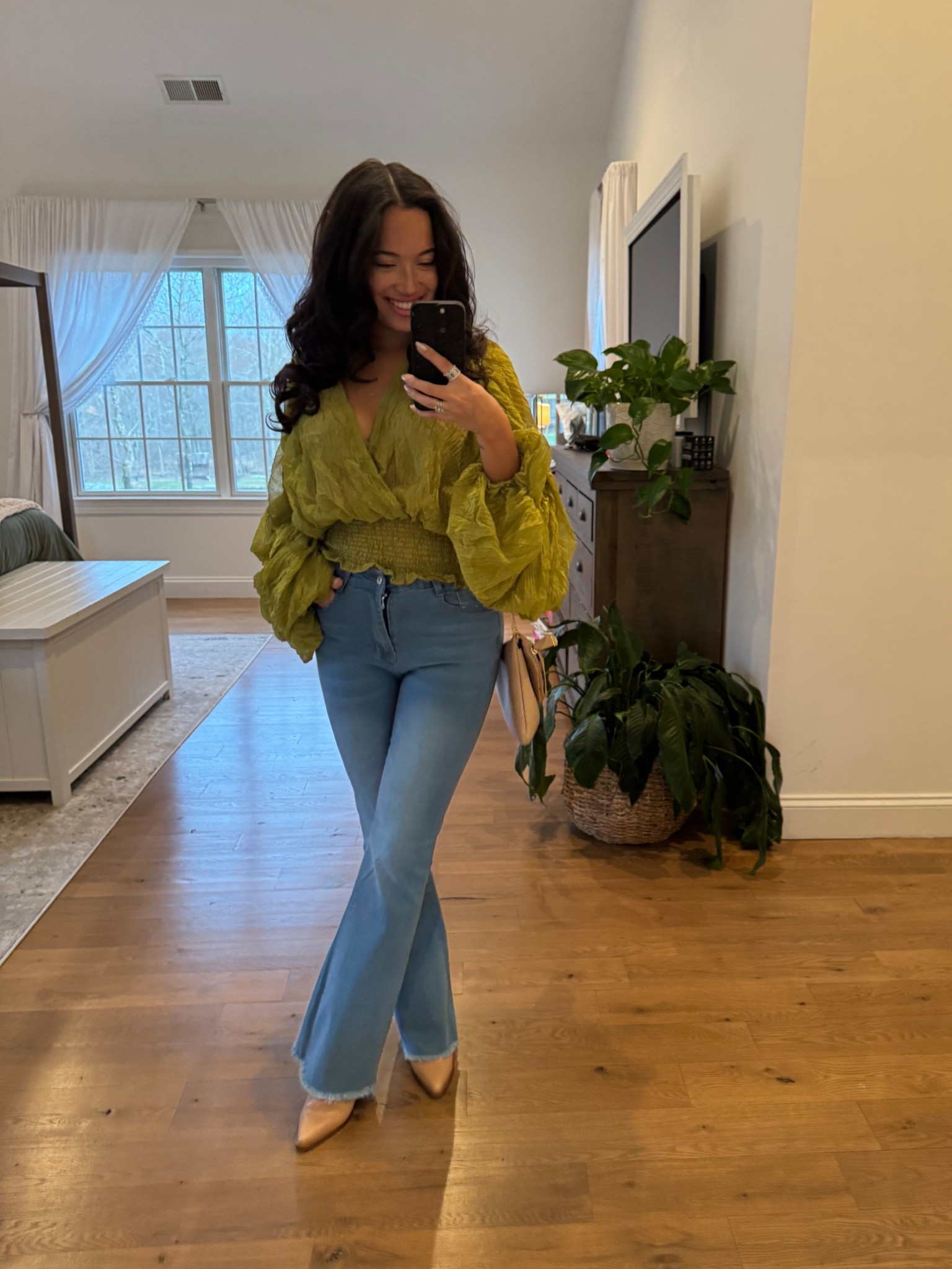 Girls night outfit 🫶🏽 wearing small in all!