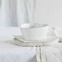 Porto Stoneware Small Heart Oven Dish | The White Company (UK)