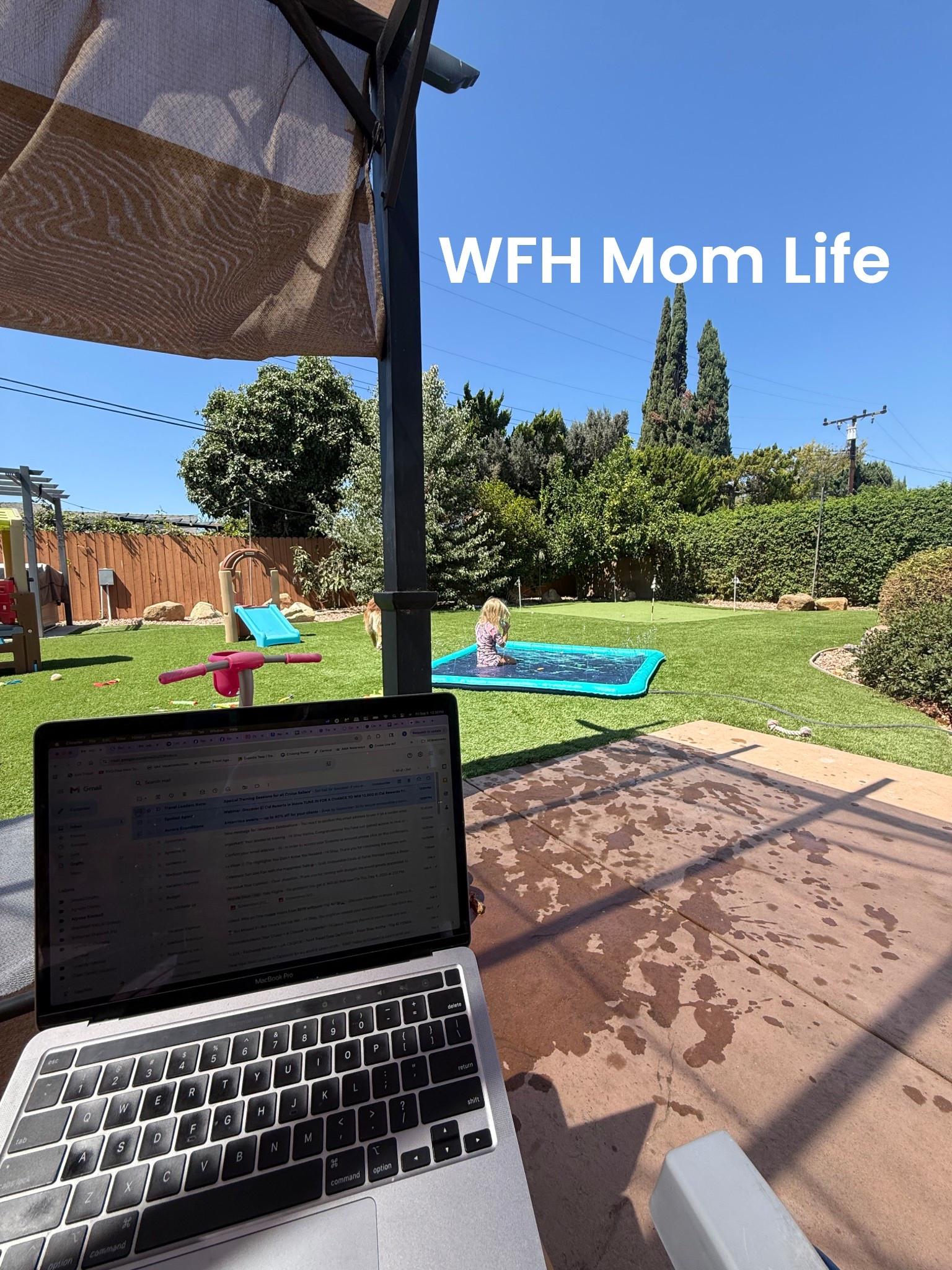 This splash pad so is so fun for the kiddos (and my dog loves it too). I can work while they play  

#LTKFamily #LTKKids #LTKTravel