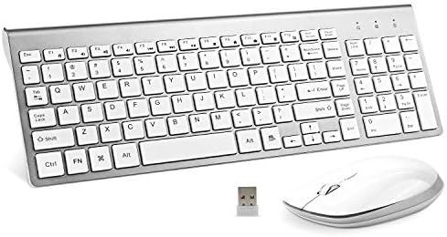 Wireless Keyboard and Mouse Combo, FENIFOX USB Slim 2.4G Wireless Keyboard Mouse Full-Size Ergono... | Amazon (US)