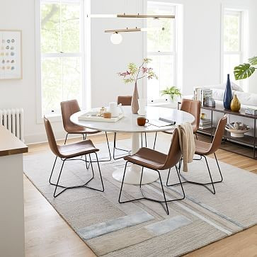 Slope Leather Dining Chair | West Elm (US)