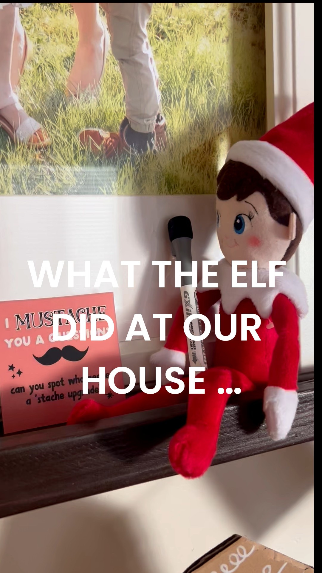 Shhhhhh 🫢🤫 TOP SECRET elf work — family picture mustaches! (Dry erase marker!)

These printables from @theletter.vee are making it TOO EASY for our elf Teddy to get up to all this mischief 😉 



#LTKHoliday #LTKKids #LTKdayinmylife