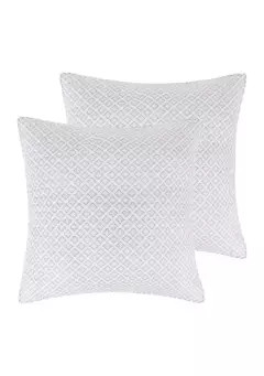 Levtex Home Wexford Gray Euro Sham Set of 2 | Belk