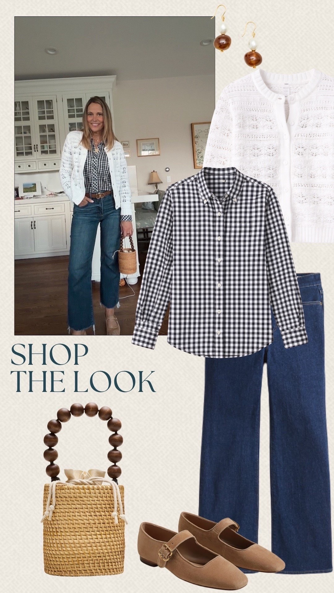 This outfit leans into classic pieces that are always put together! The mix of plaid and knit keeps it structured and fun! This is an easy everyday outfit that works anywhere!
s

#LTKootd #LTKMidsize #LTKOver40