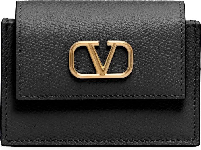 Valentino Garavani VLOGO Signature Leather Card Case | Nordstrom | Nordstrom
