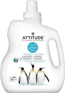 ATTITUDE Laundry Detergent, EWG Verified, Plant and Mineral-Based Formula, HE Compatible, Vegan a... | Amazon (US)