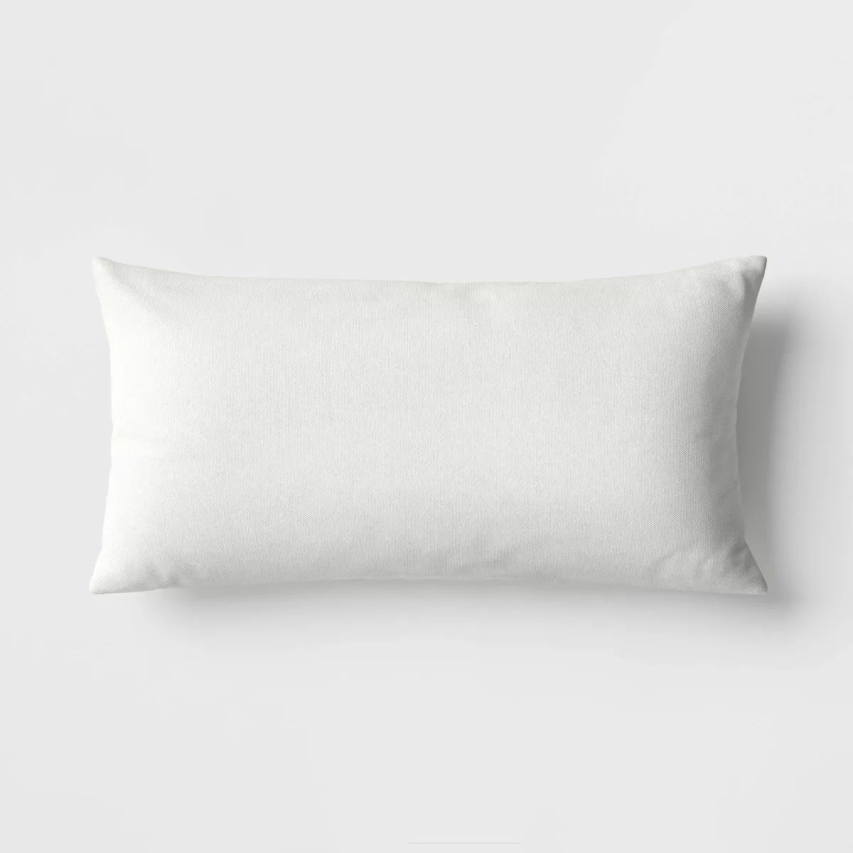 12"x24" Solid Woven Rectangular Outdoor Lumbar Pillow - Threshold™ | Target