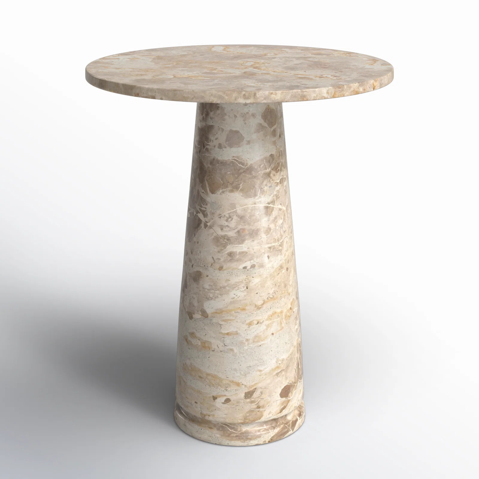AllModern Daktari Tall Round Marble Accent Table & Reviews | Wayfair | Wayfair North America