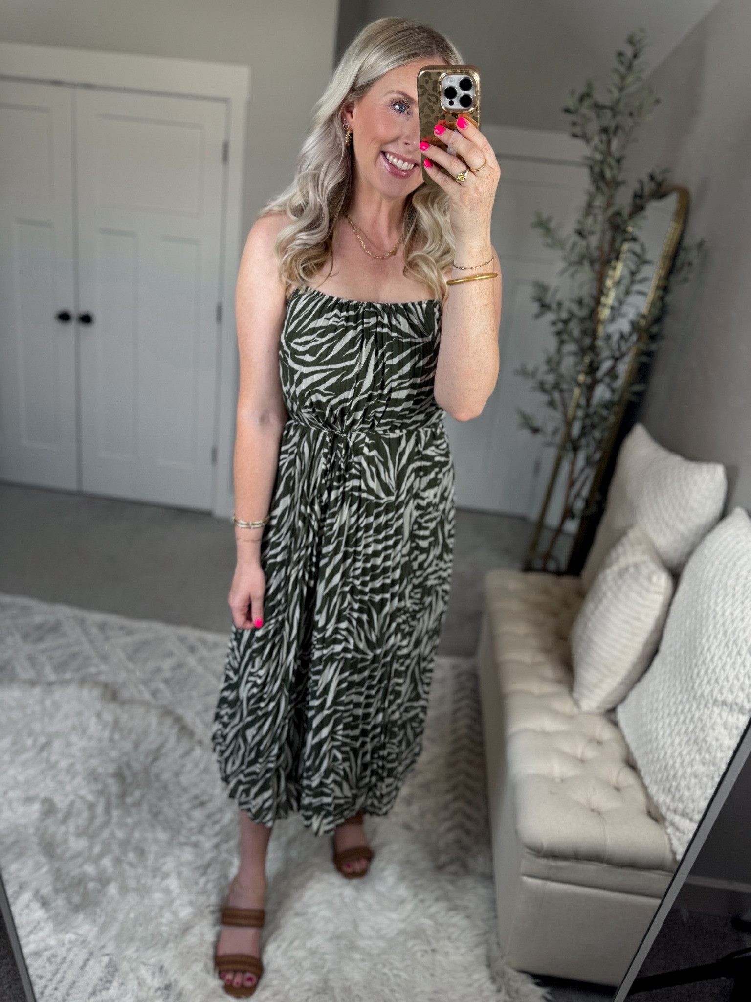 Weekend Walmart wins try on
Pleated midi dress- medium [if between, go down]

#LTKSeasonal #LTKFindsUnder50 #LTKStyleTip