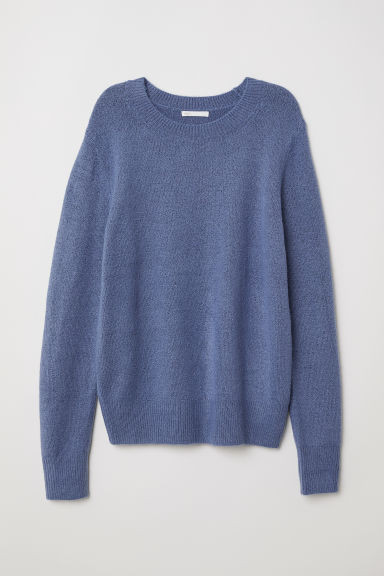 H & M - Fine-knit Sweater - Blue | H&M (US + CA)