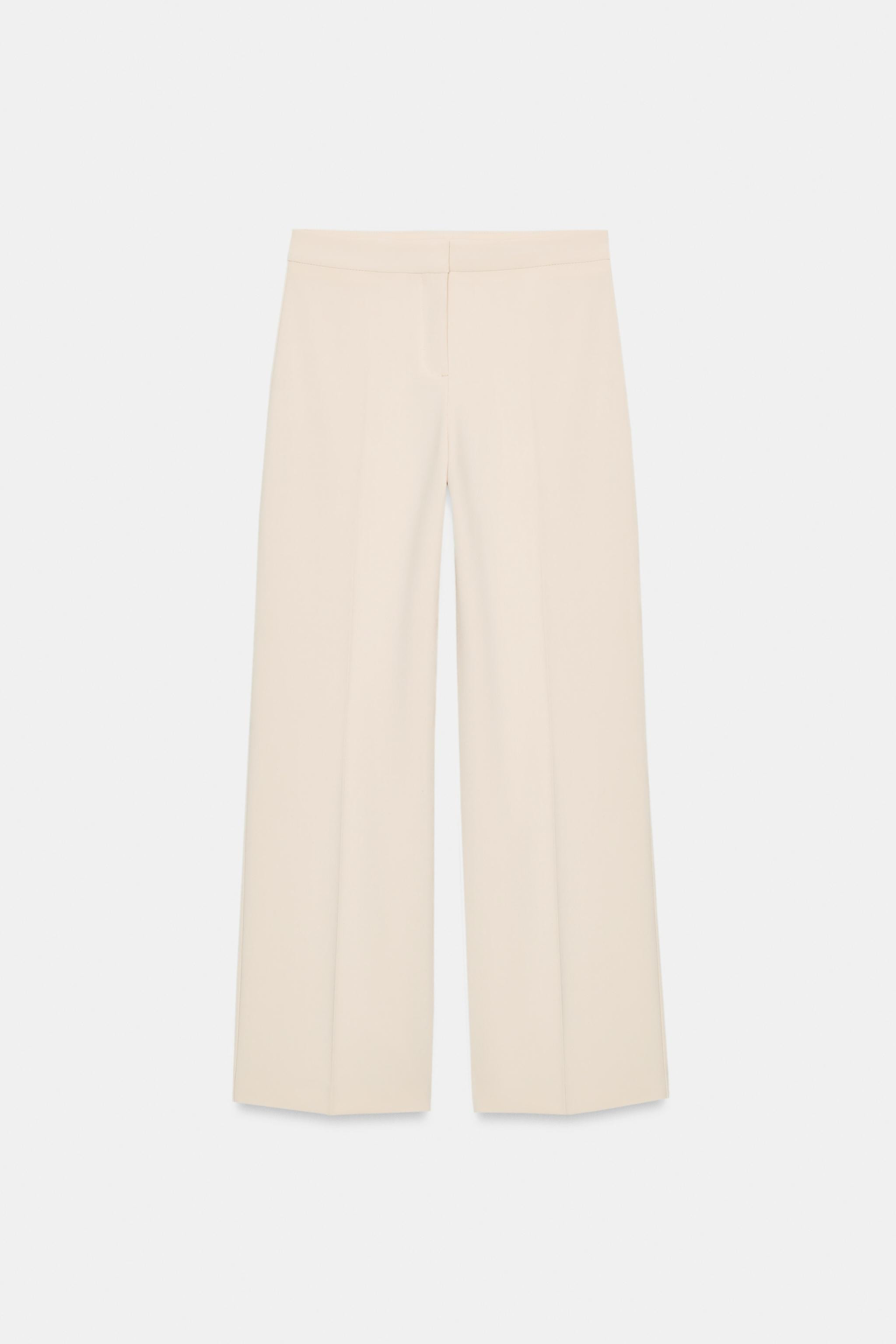 HIGH-WAISTED STRAIGHT LEG PANTS | Zara US