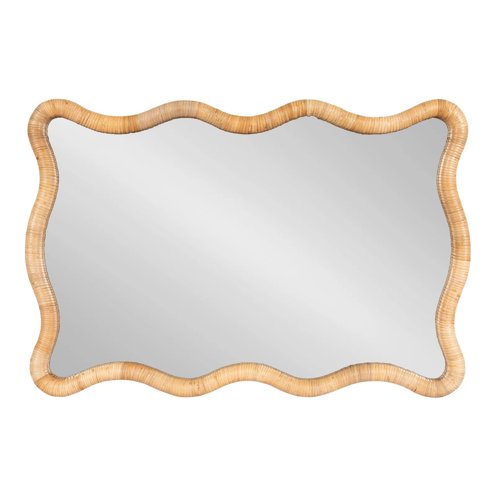 Rectangle Rattan Bathroom Wall Mirror | Wayfair North America