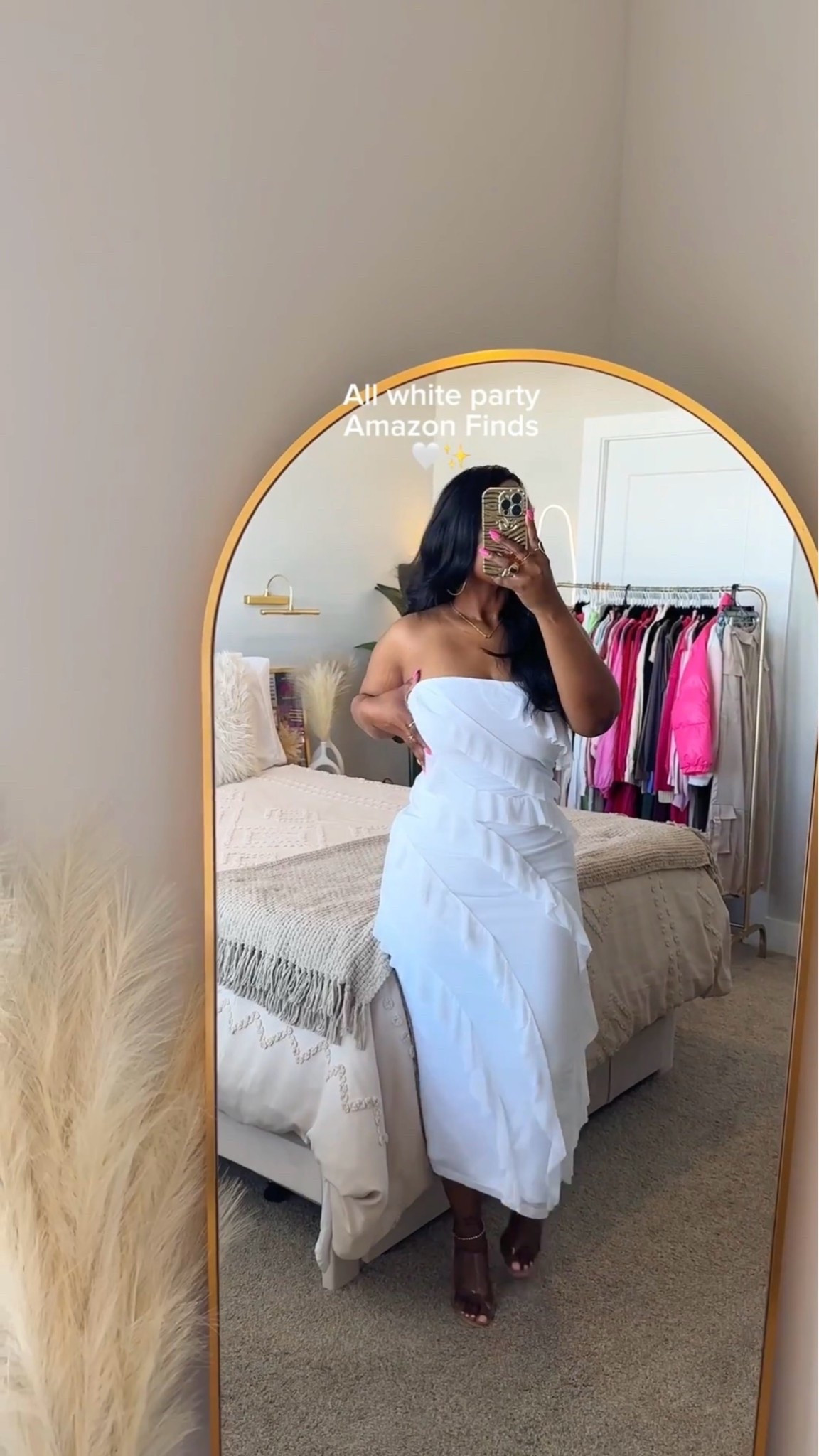 this white dress?? sooo classy and effortless 🤍✨ the kind of piece that works for all white parties, vacation dinners, bridal events, or summer nights when you wanna look dressed up without doing too much.

I love the soft ruffle detail and how flattering the fit is 😍 it hugs in the right places while still feeling really comfortable and stretchy. One of those dresses that instantly makes you feel pretty the second you put it on. Wearing a medium in this one!

#amazonfashion #whitedress #allwhiteparty #summerstyle #vacationoutfit #weddinggueststyle #LTKSeasonal #LTKgrwm #LTKPetite #classystyle

#LTKootd #LTKgrwm #LTKSeasonal