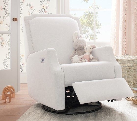 Fleur Manual & Power Swivel Recliner | Pottery Barn Kids