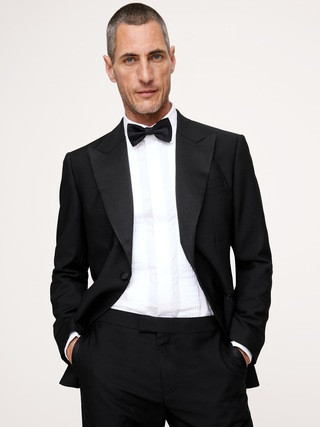 Slim Italian Barathea Tuxedo Jacket | Banana Republic (US)