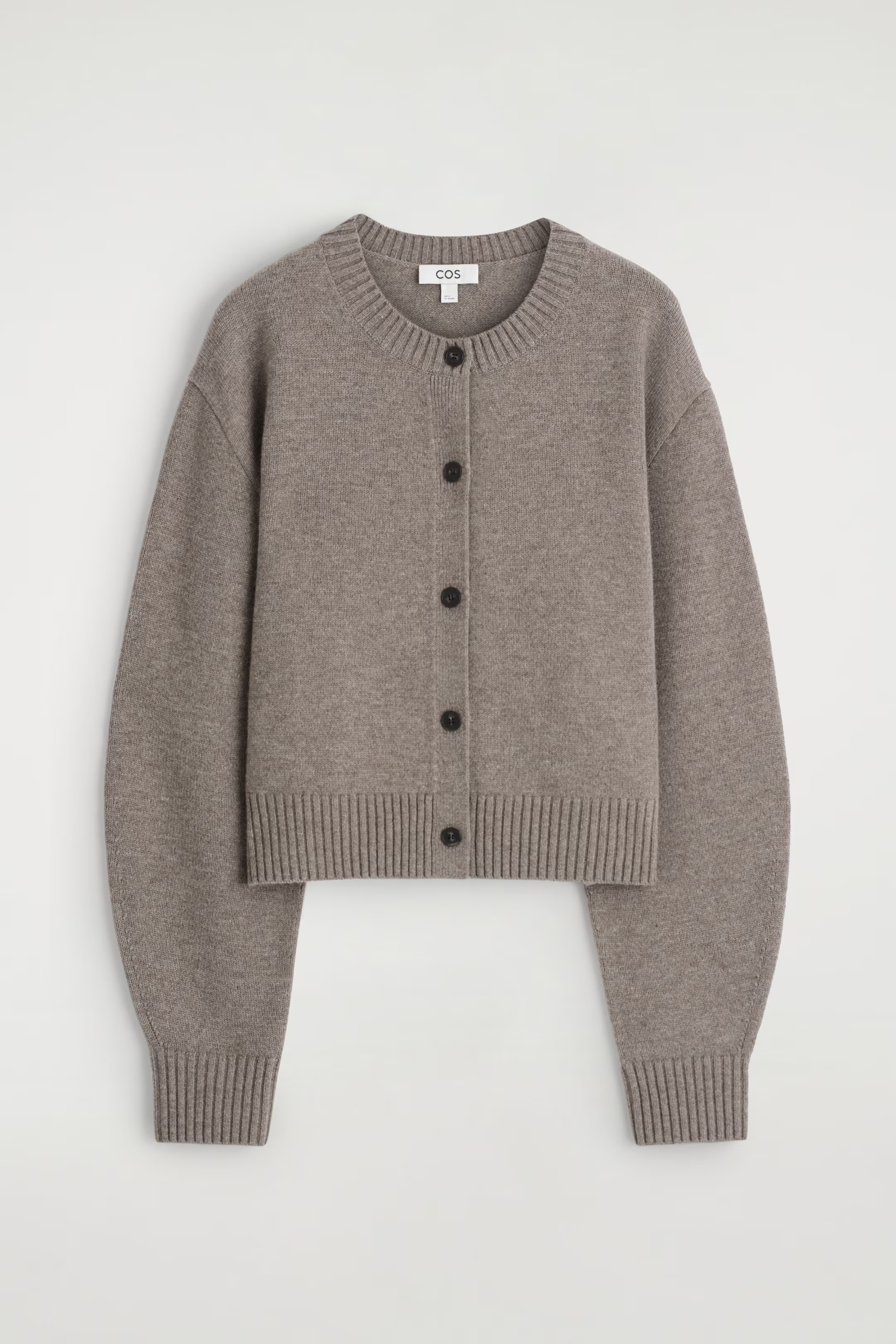 MERINO WOOL CARDIGAN - MOLE MÉLANGE | COS | COS UK